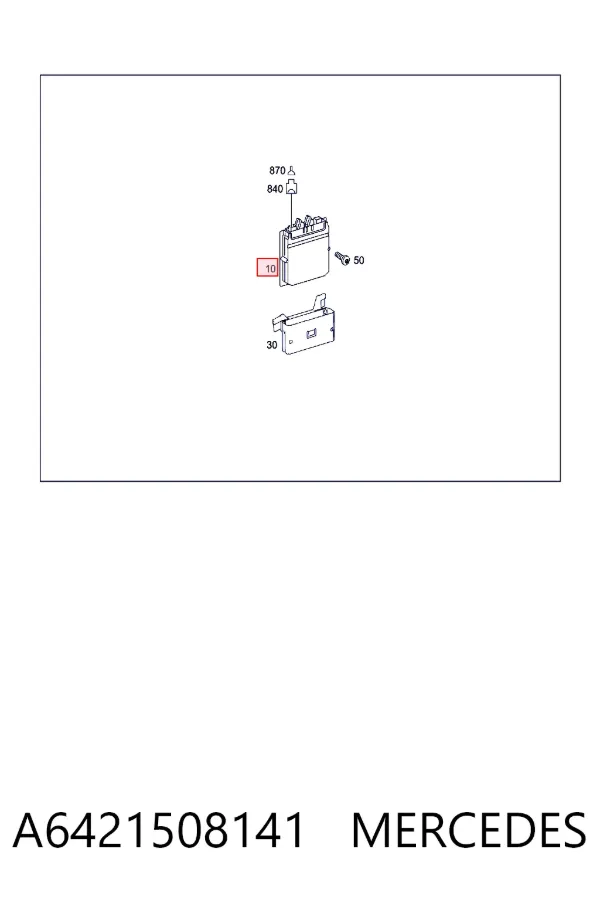 ECU A6421508141 Mercedes