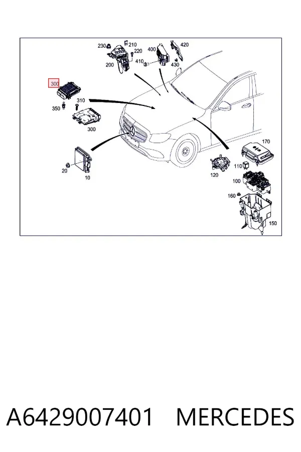 ECU A6429007401 Mercedes