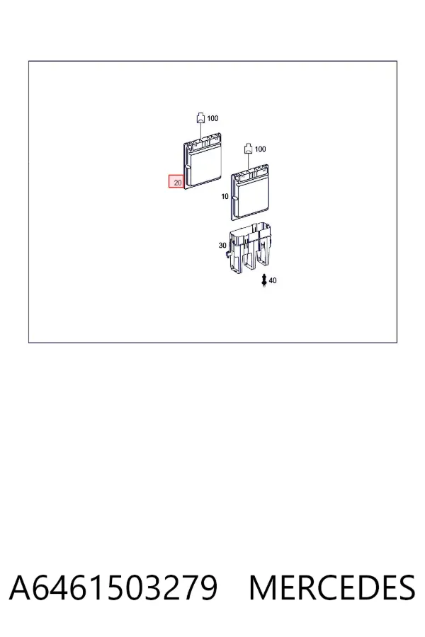 ECU A6461503279 Mercedes