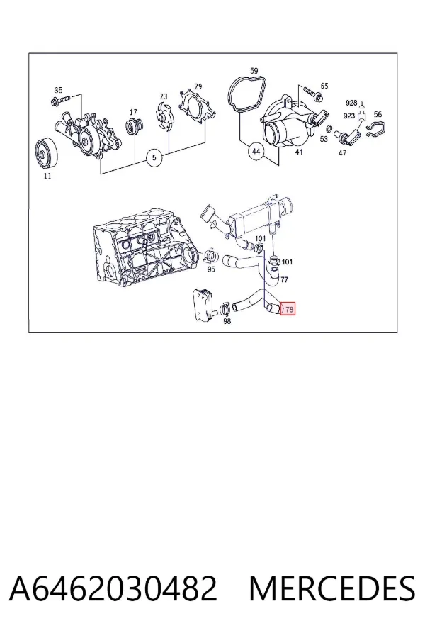  A6462030482 Mercedes