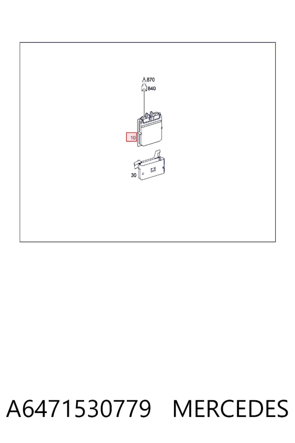 ECU A6471530779 Mercedes