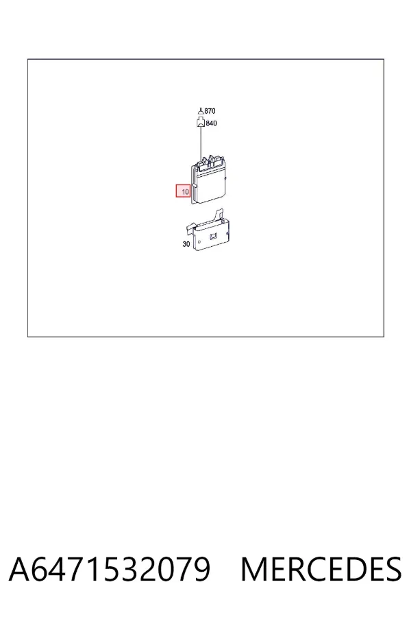 ECU A6471532079 Mercedes