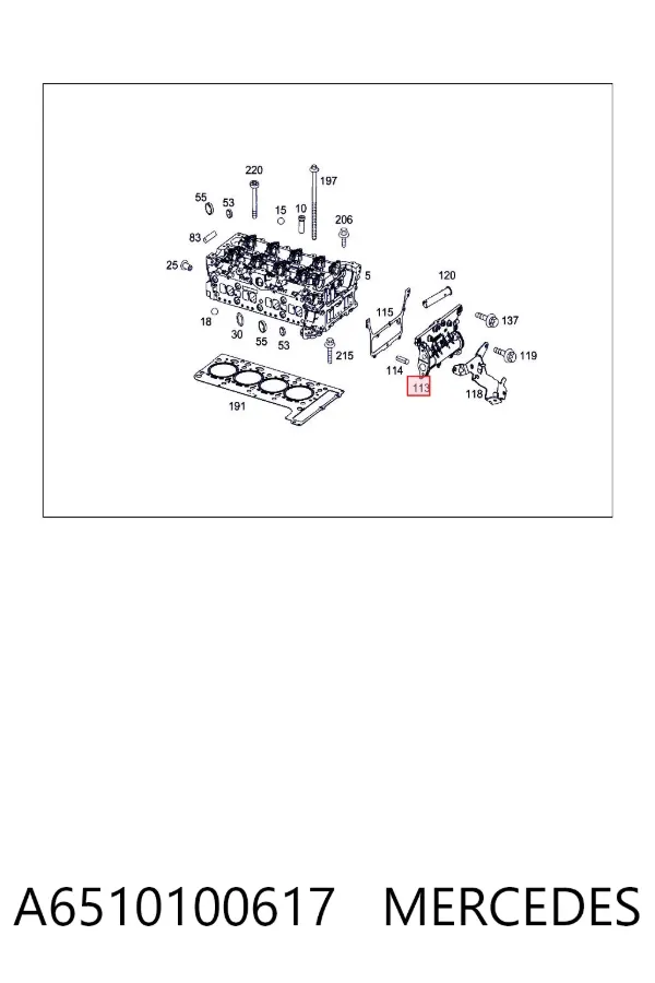  A6510100617 Mercedes