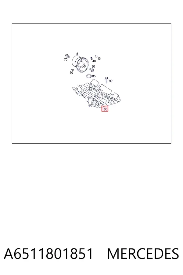  A6511801851 Mercedes