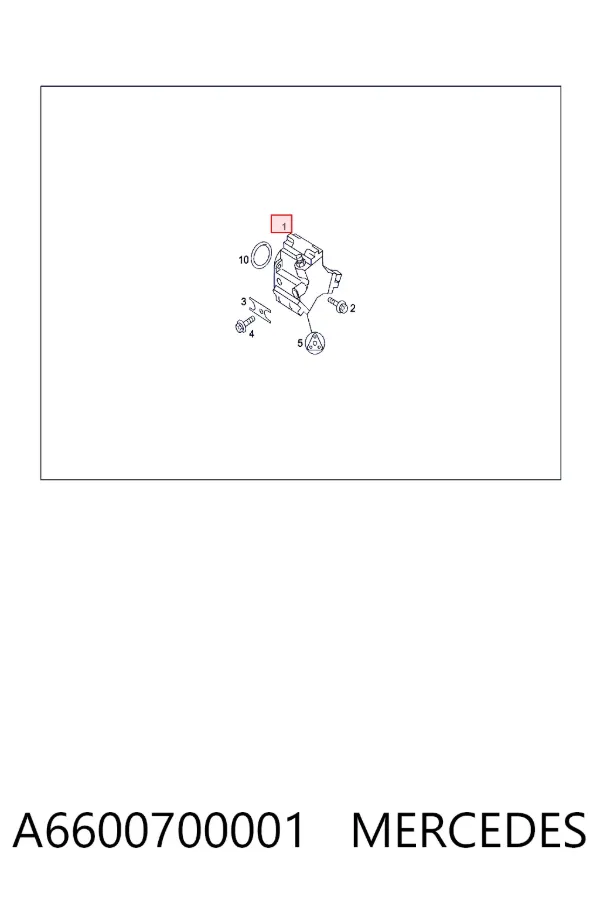 Bomba inyectora A6600700001 Mercedes