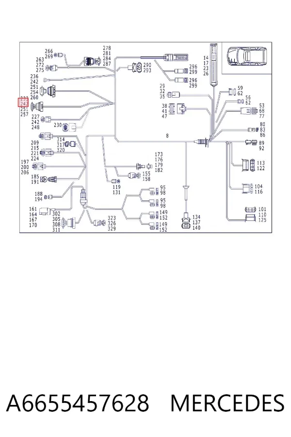  A6655457628 Mercedes
