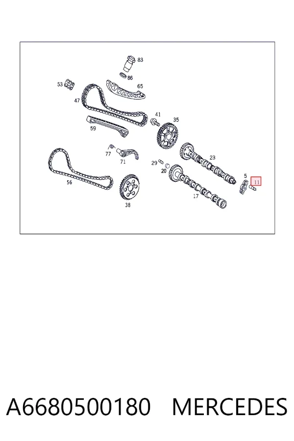 Taqués hidráulicos A6680500180 Mercedes
