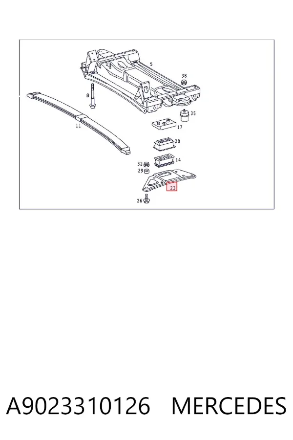  A9023310126 Mercedes