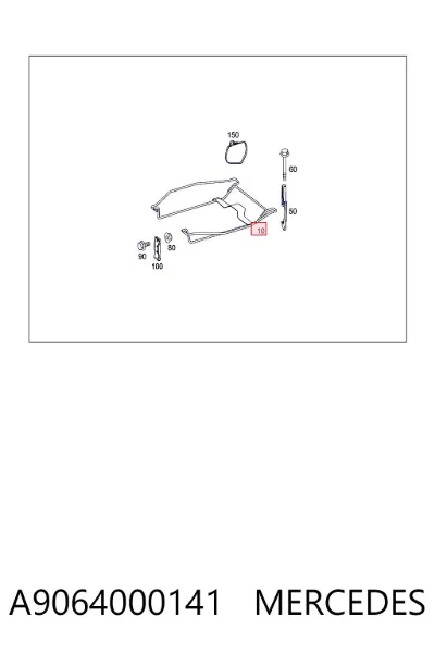 Soporte de rueda de repuesto MERCEDES A9064000141