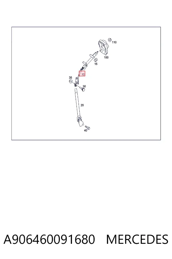 Columna dirección Mercedes Sprinter II 3,5-t