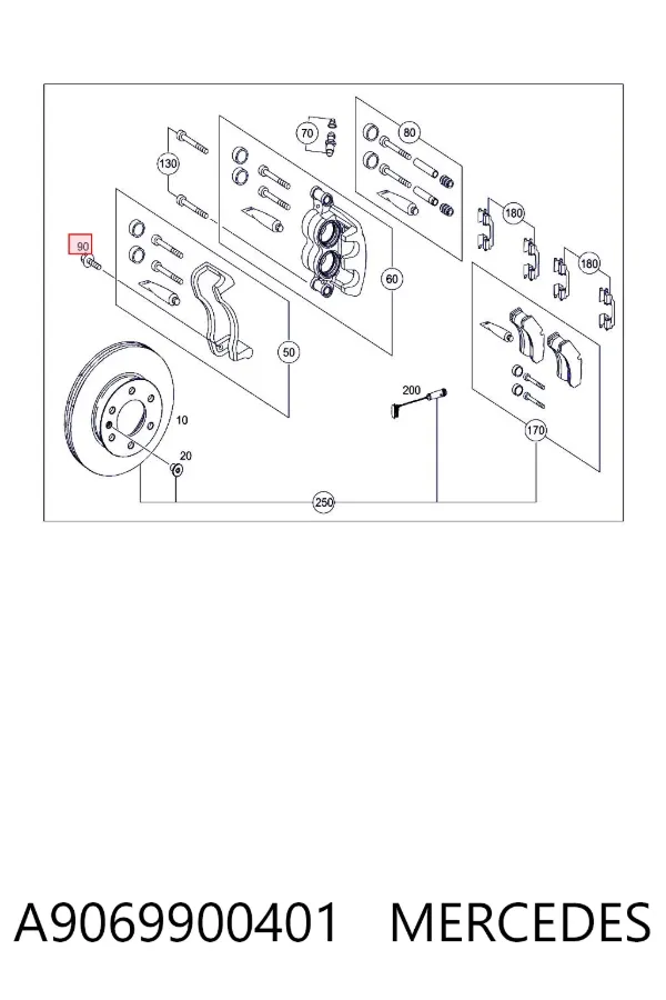  A9069900401 Mercedes