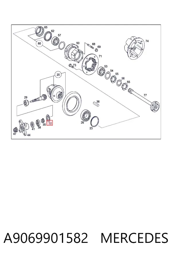  A9069901582 Mercedes