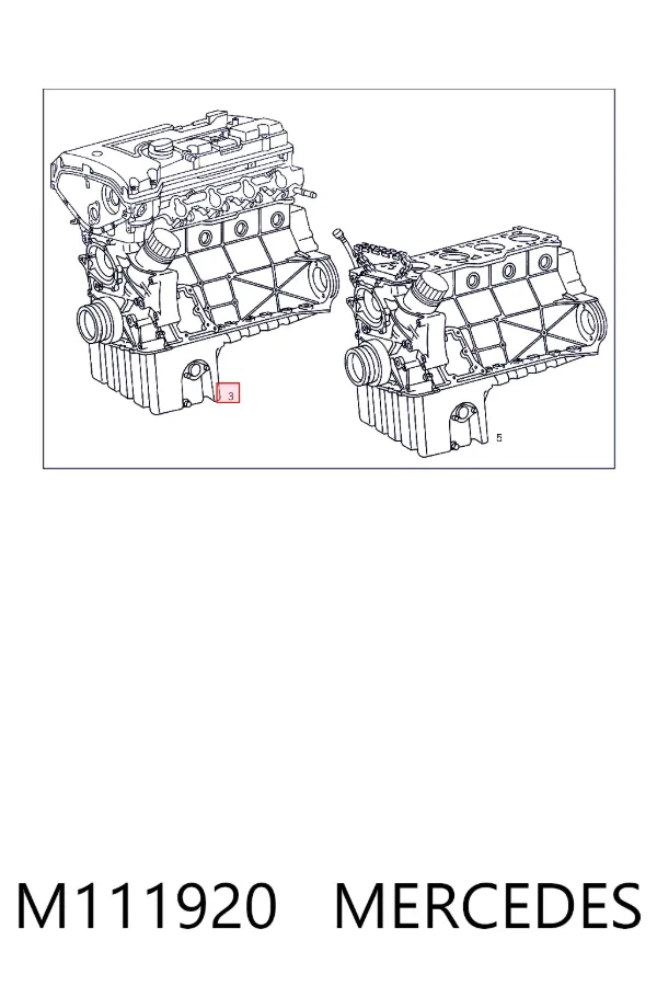 Motor completo M111920 Mercedes