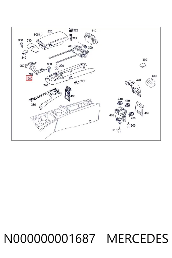 Fusibles N000000001687 Mercedes