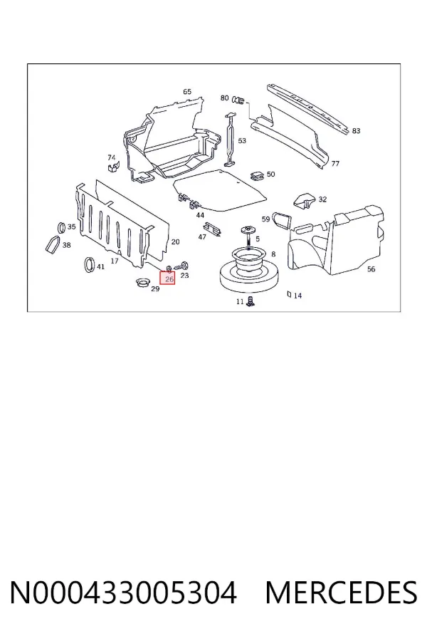  N000433005304 Mercedes