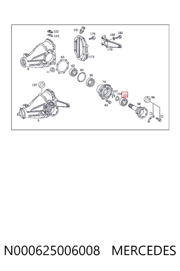  N000625006008 Mercedes