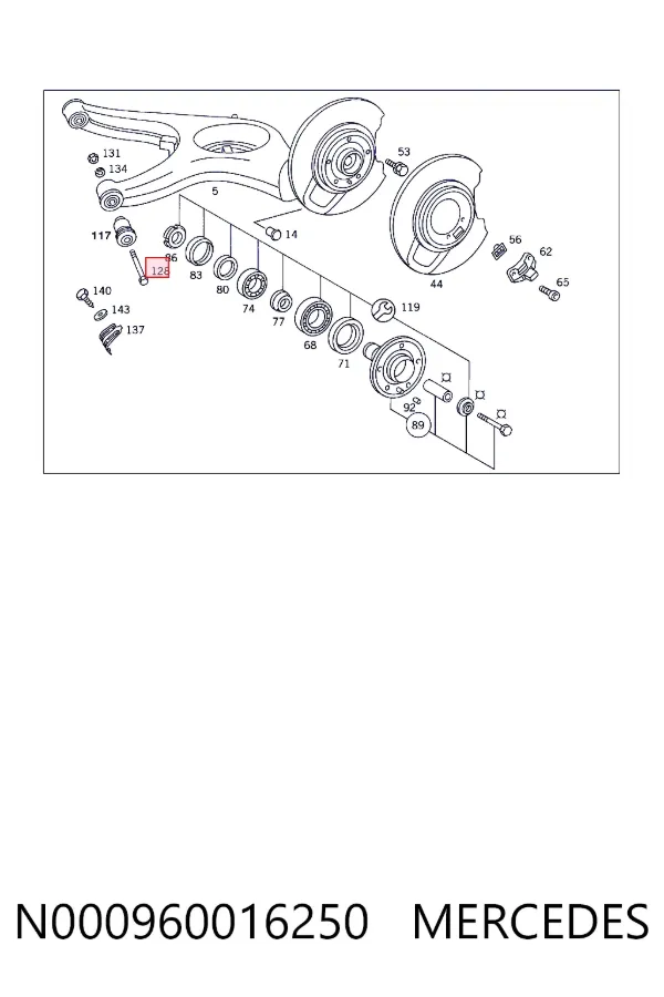  N000960016250 Mercedes