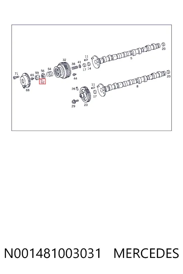  N001481003031 Mercedes