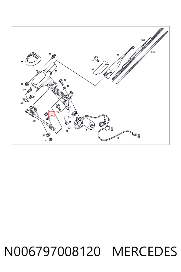  N006797008120 Mercedes
