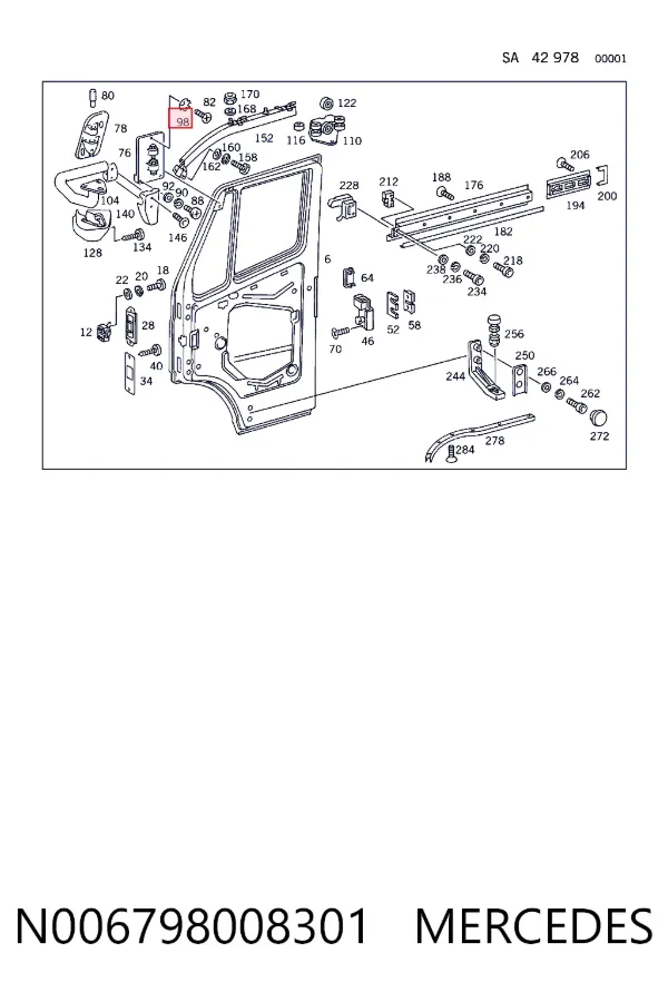 N006798008301 Mercedes