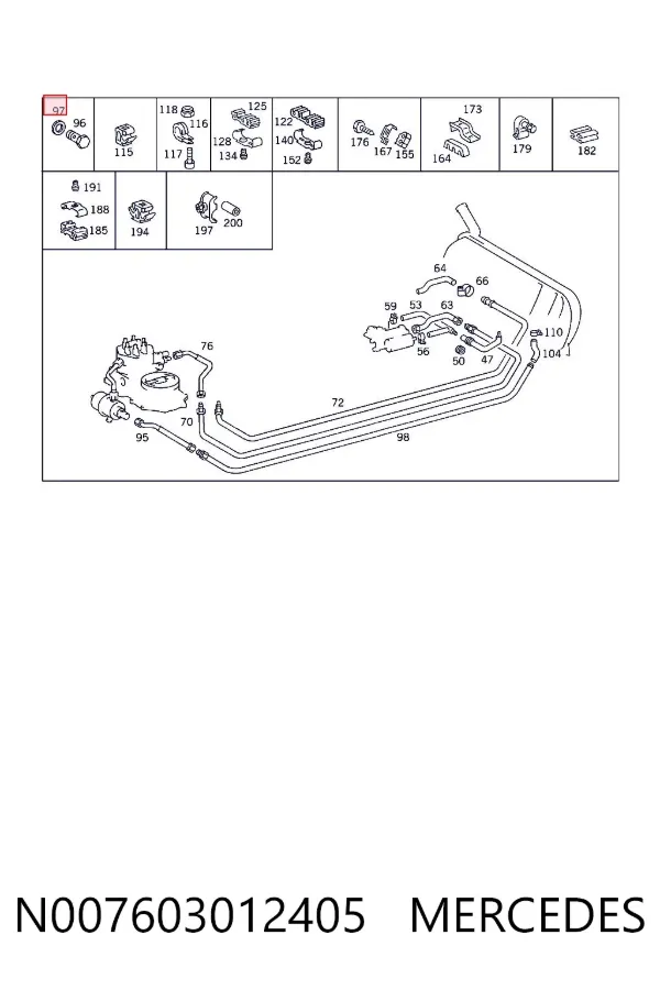  N007603012405 Mercedes