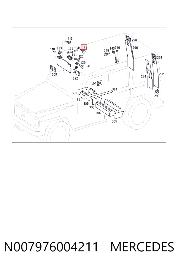  N007976004211 Mercedes