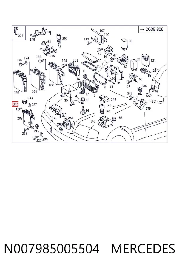  N007985005504 Mercedes