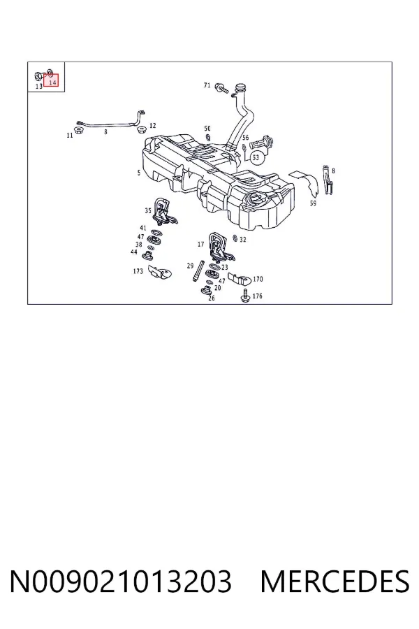  N009021013203 Mercedes