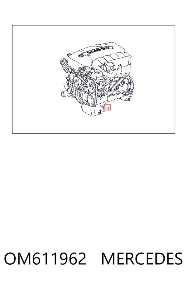 Motor completo OM611962 Mercedes