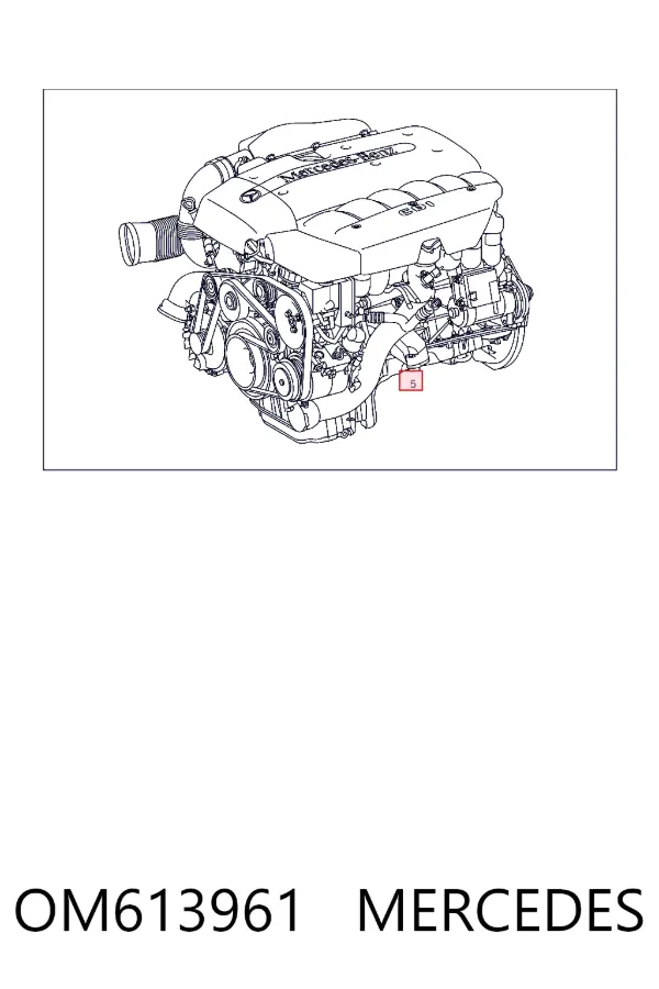 Motor completo OM613961 Mercedes