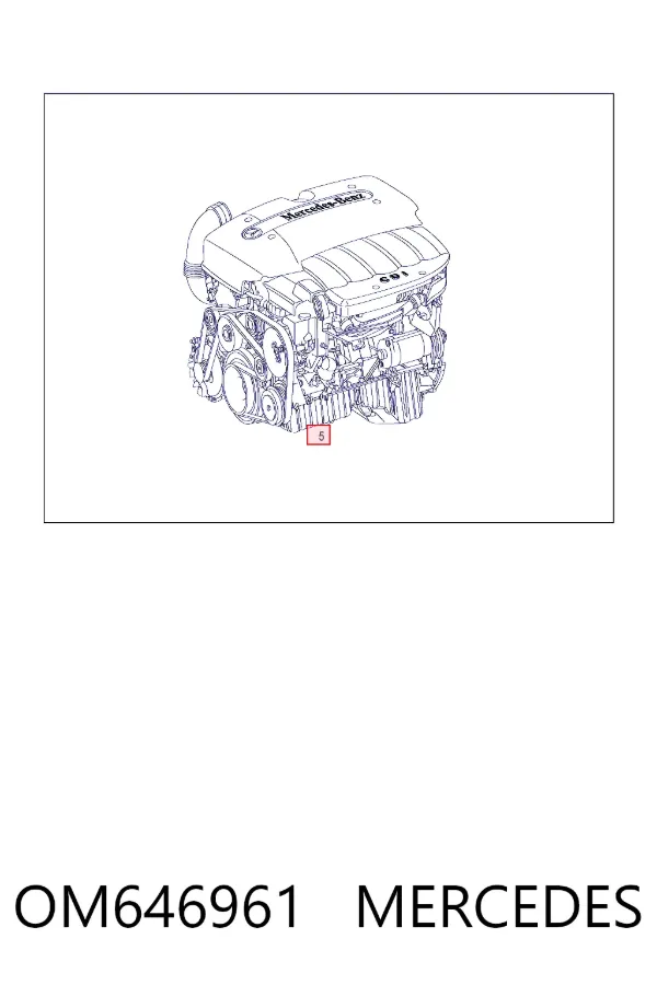 Motor completo OM646961 Mercedes