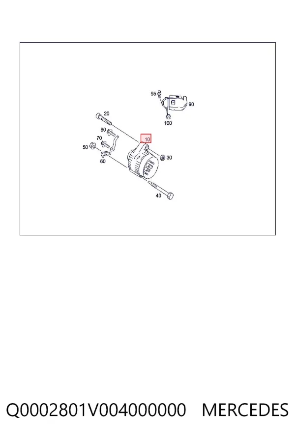 Alternador Q0002801V004000000 Mercedes