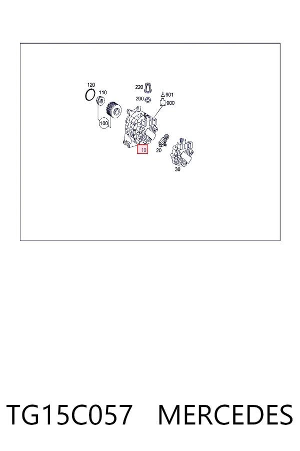 Alternador TG15C057 Mercedes