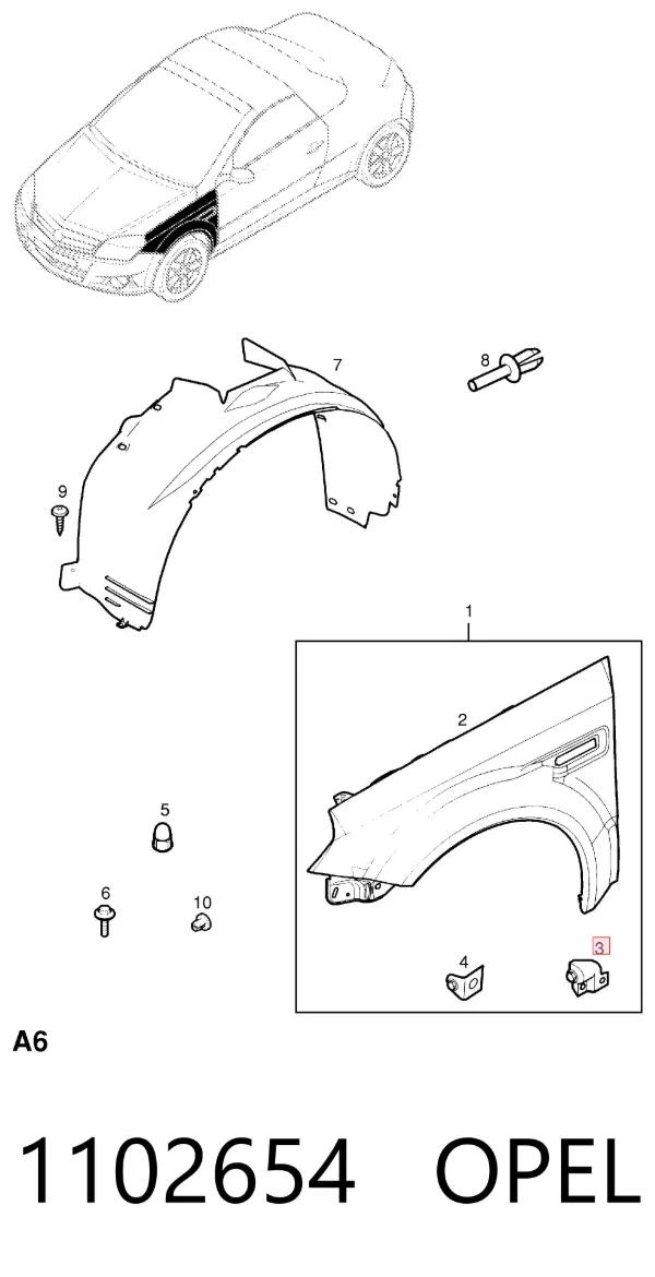  1102654 Opel