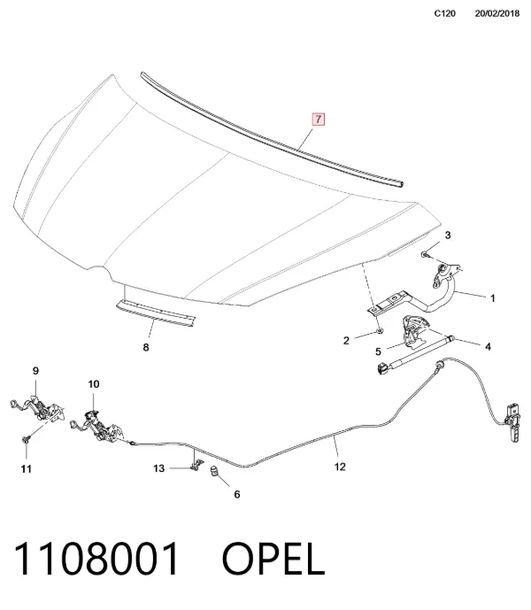  1108001 Opel