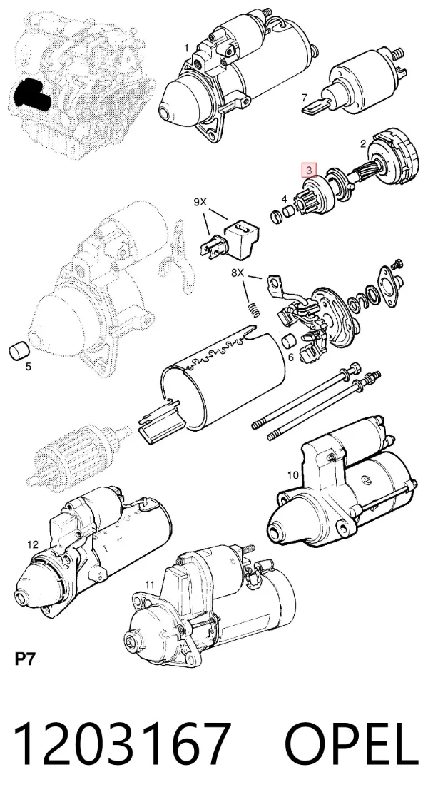 Bendix 1203167 Opel