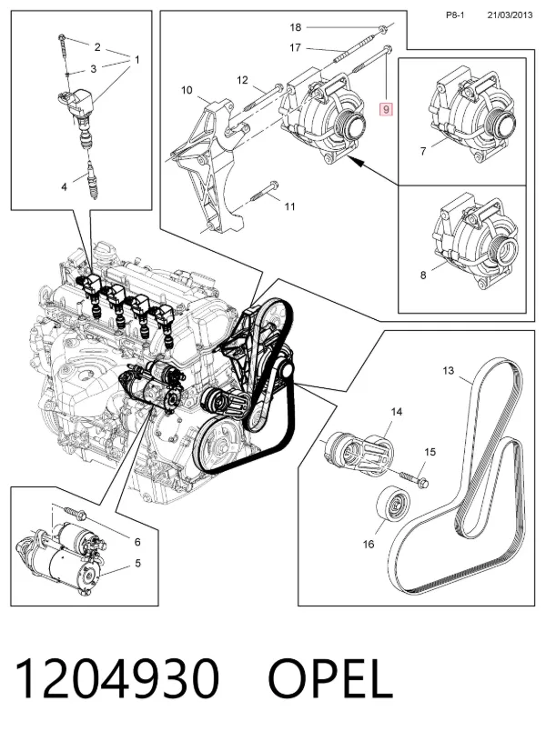  1204930 Opel