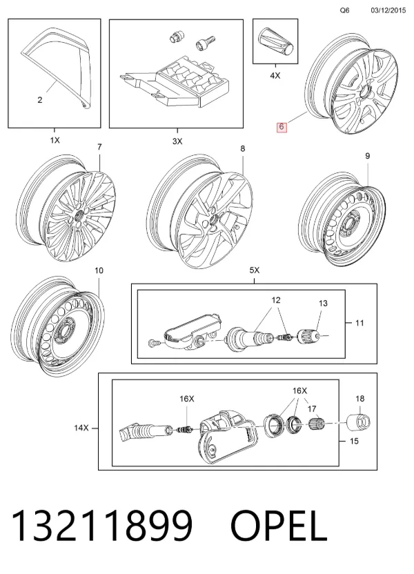  13211899 Opel