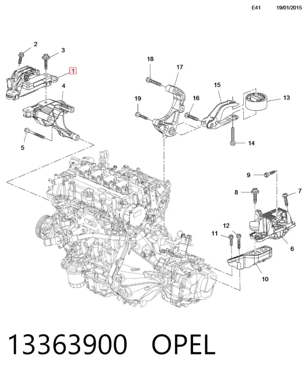  13363900 Opel