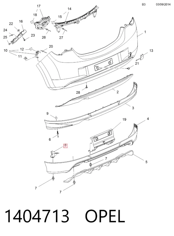  1404713 Opel