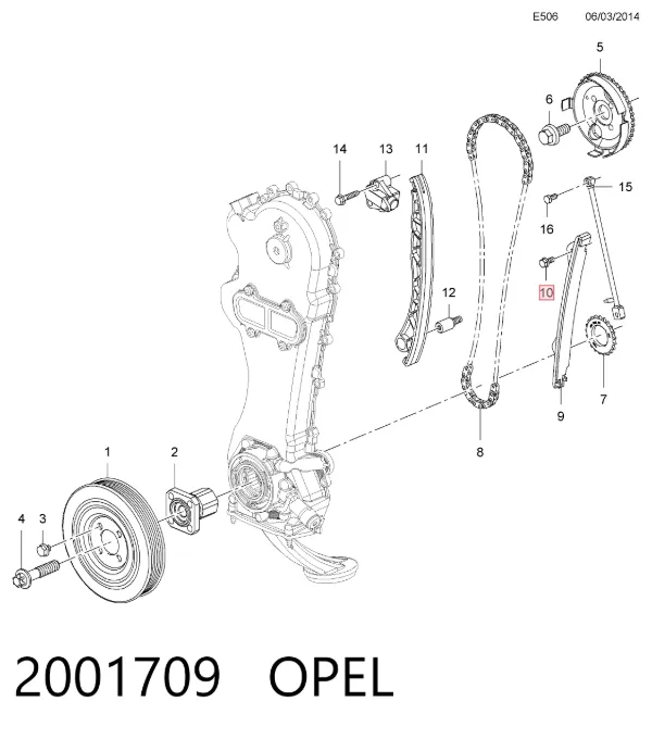  2001709 Opel