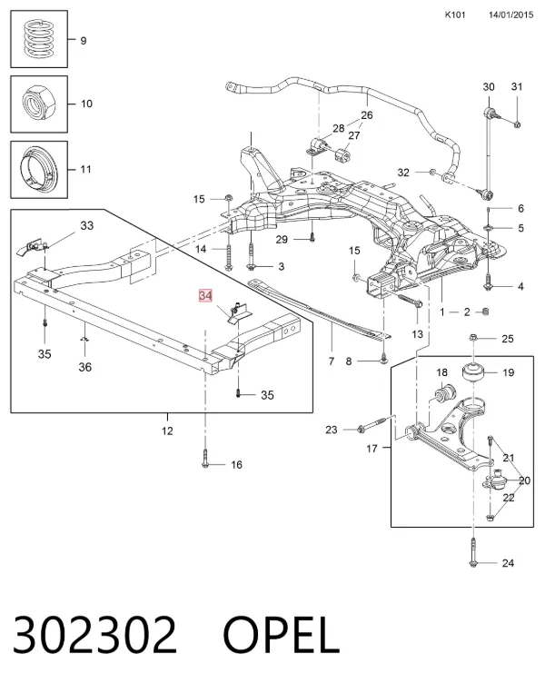  302302 Opel