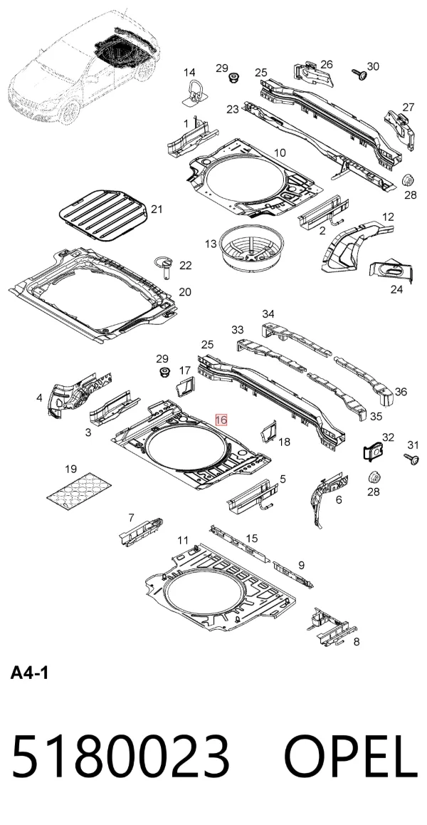  5180023 Opel