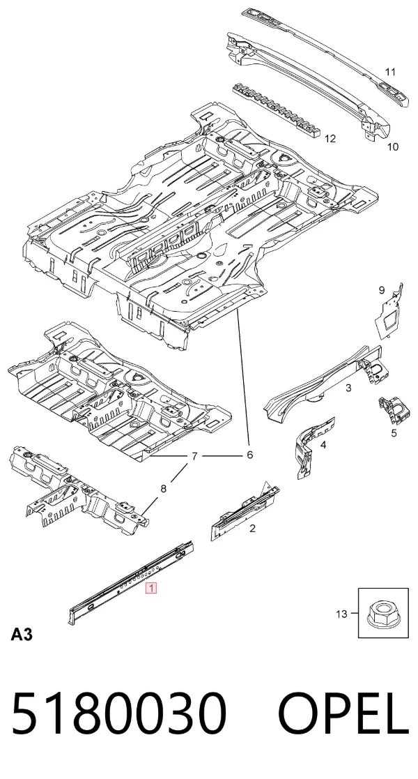  5180030 Opel