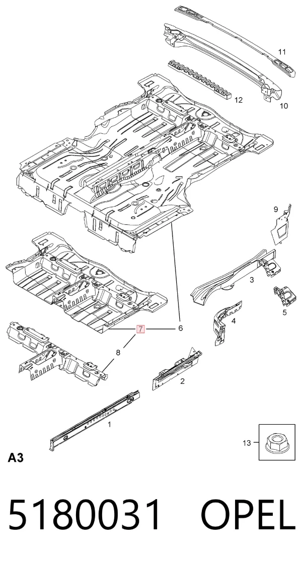  5180031 Opel