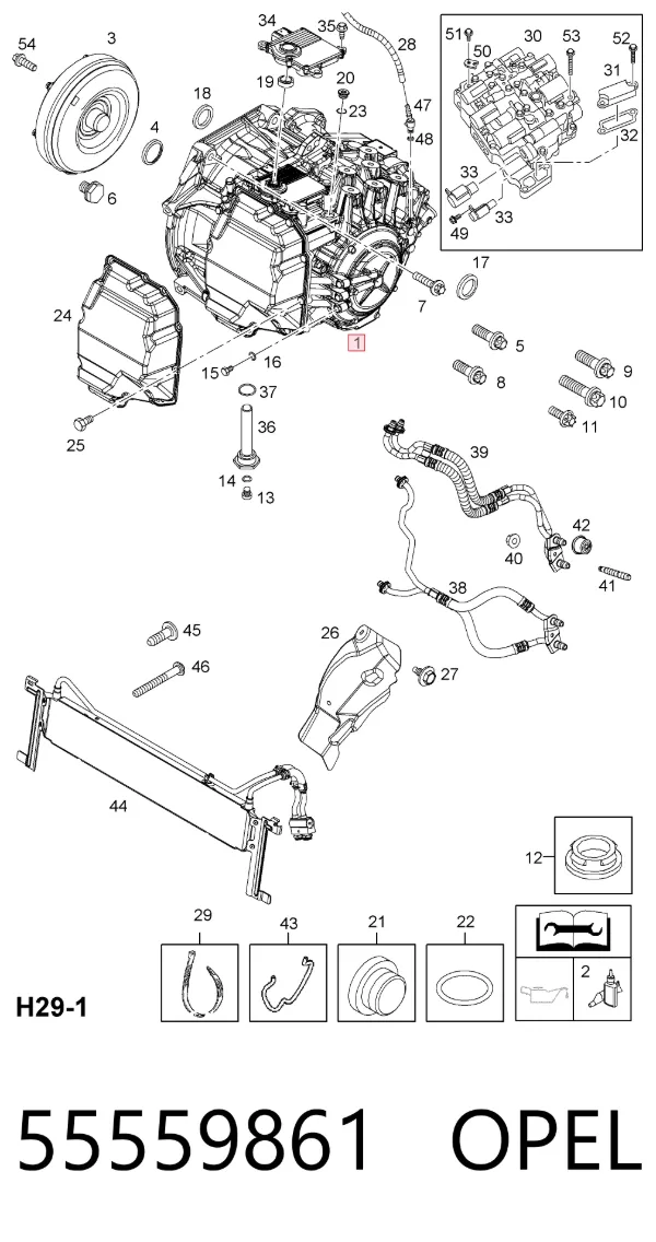 Caja de cambios automática 55559861 General Motors