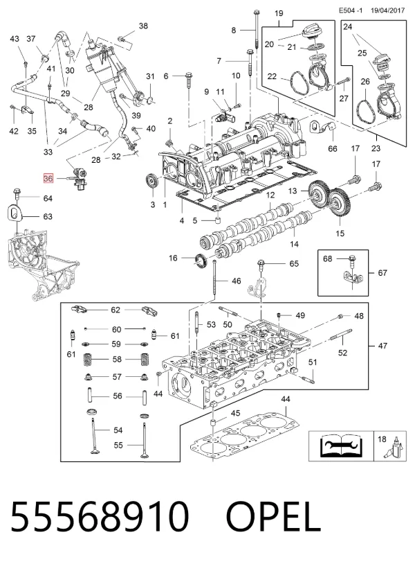  55568910 Opel