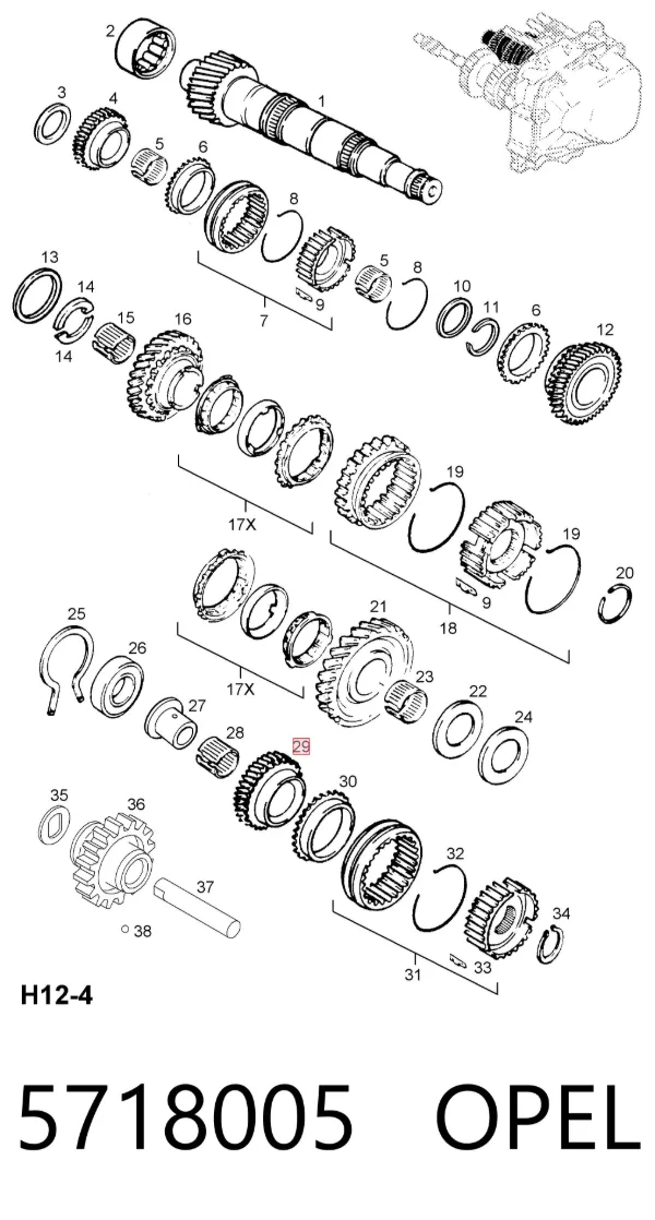  5718005 Opel