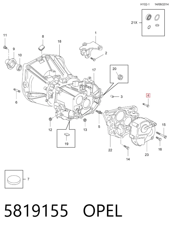  5819155 Opel