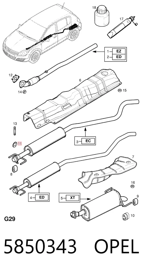  5850343 Opel